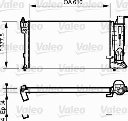 Valeo 730984 - Radiators, Motora dzesēšanas sistēma ps1.lv