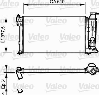 Valeo 730985 - Radiators, Motora dzesēšanas sistēma ps1.lv