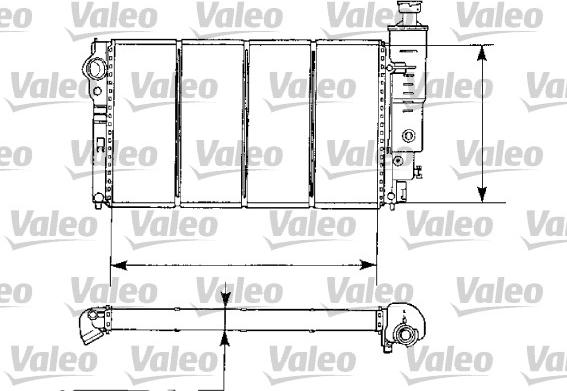 Valeo 730974 - Radiators, Motora dzesēšanas sistēma ps1.lv