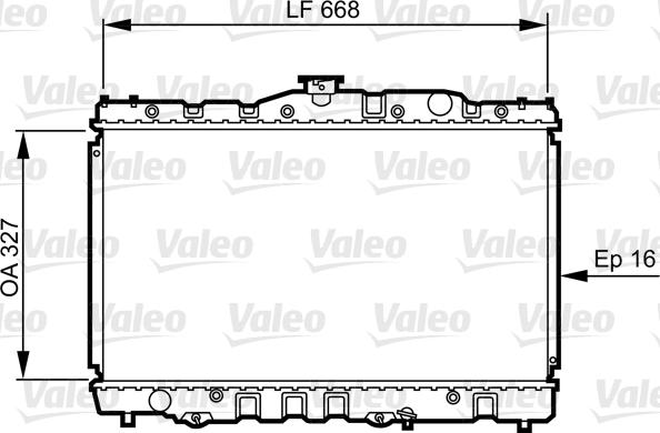 Valeo 730469 - Radiators, Motora dzesēšanas sistēma ps1.lv