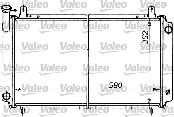 Valeo 730407 - Radiators, Motora dzesēšanas sistēma ps1.lv