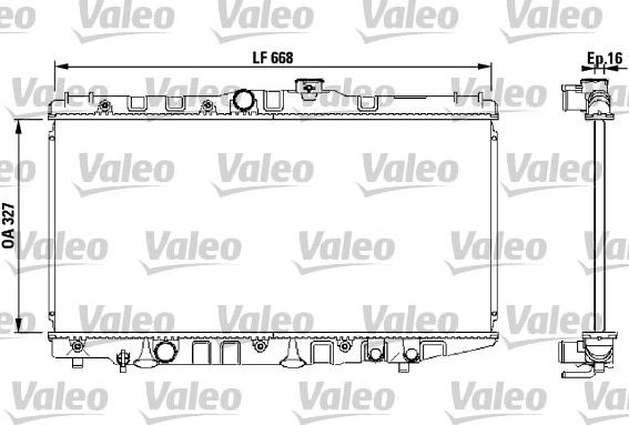 Valeo 730471 - Radiators, Motora dzesēšanas sistēma ps1.lv