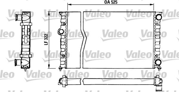 Valeo 730505 - Radiators, Motora dzesēšanas sistēma ps1.lv