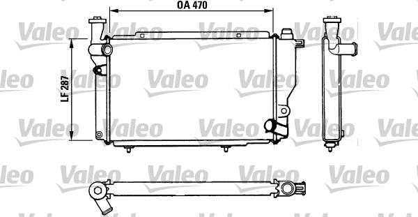 Valeo 730534 - Radiators, Motora dzesēšanas sistēma ps1.lv