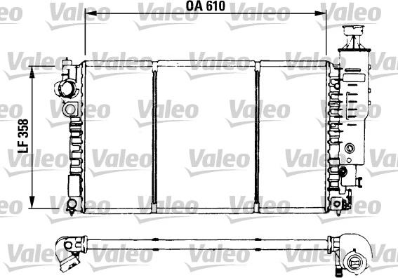 Valeo 730573 - Radiators, Motora dzesēšanas sistēma ps1.lv