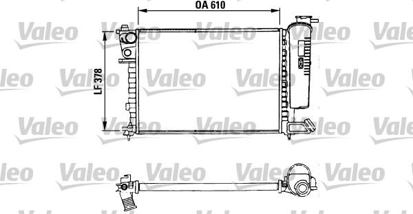 Valeo 730630 - Radiators, Motora dzesēšanas sistēma ps1.lv