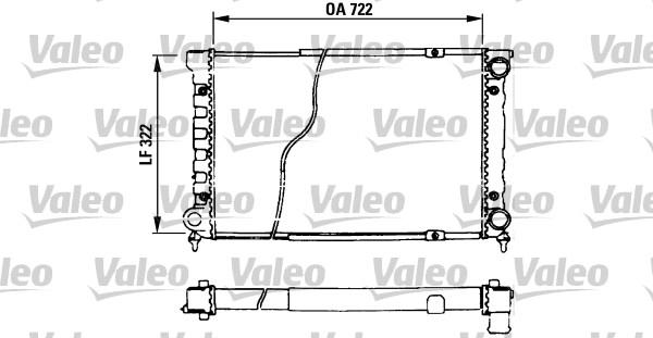 Valeo 730629 - Radiators, Motora dzesēšanas sistēma ps1.lv