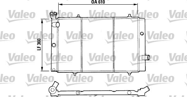 Valeo 730015 - Radiators, Motora dzesēšanas sistēma ps1.lv