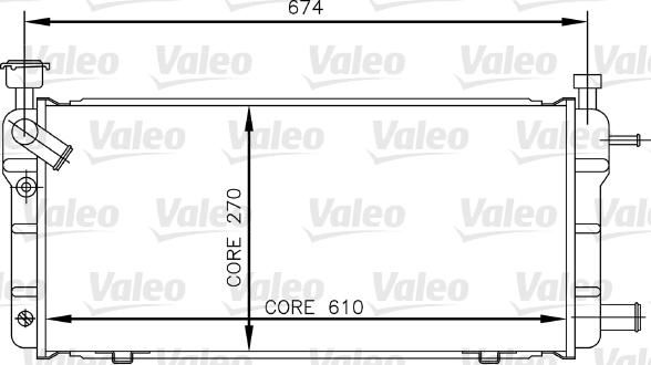 Valeo 730018 - Radiators, Motora dzesēšanas sistēma ps1.lv