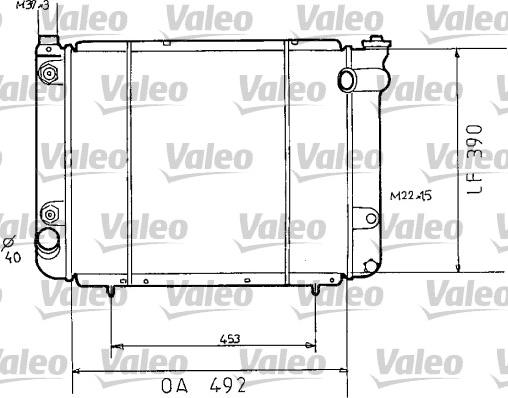 Valeo 730038 - Radiators, Motora dzesēšanas sistēma ps1.lv