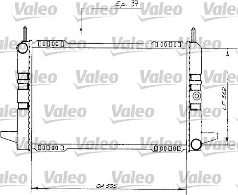 Valeo 730148 - Radiators, Motora dzesēšanas sistēma ps1.lv