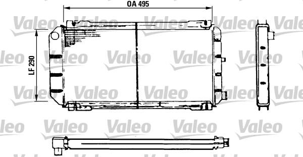 Valeo 730116 - Radiators, Motora dzesēšanas sistēma ps1.lv