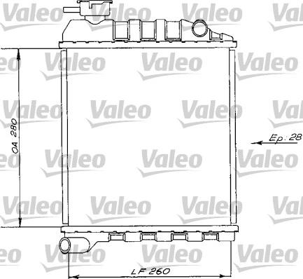 Valeo 730172 - Radiators, Motora dzesēšanas sistēma ps1.lv