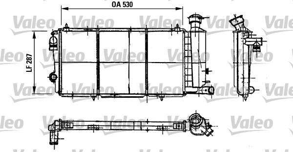 Valeo 730897 - Radiators, Motora dzesēšanas sistēma ps1.lv