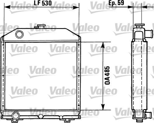 Valeo 730852 - Radiators, Motora dzesēšanas sistēma ps1.lv