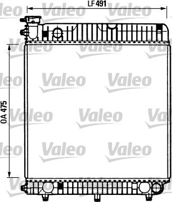 Valeo 730883 - Radiators, Motora dzesēšanas sistēma ps1.lv