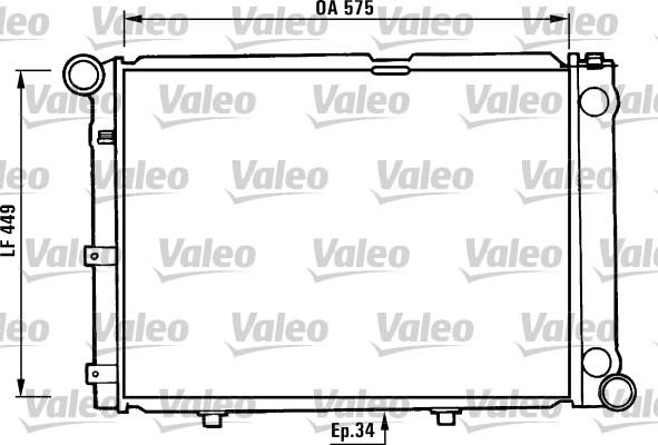 Valeo 730344 - Radiators, Motora dzesēšanas sistēma ps1.lv