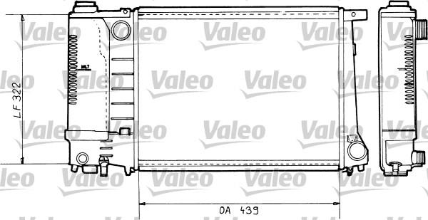 Valeo 730365 - Radiators, Motora dzesēšanas sistēma ps1.lv