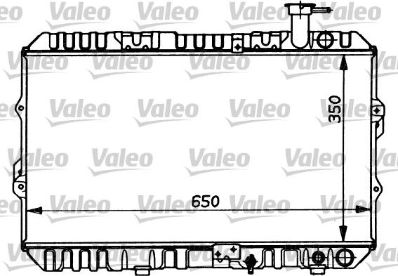 Valeo 730316 - Radiators, Motora dzesēšanas sistēma ps1.lv