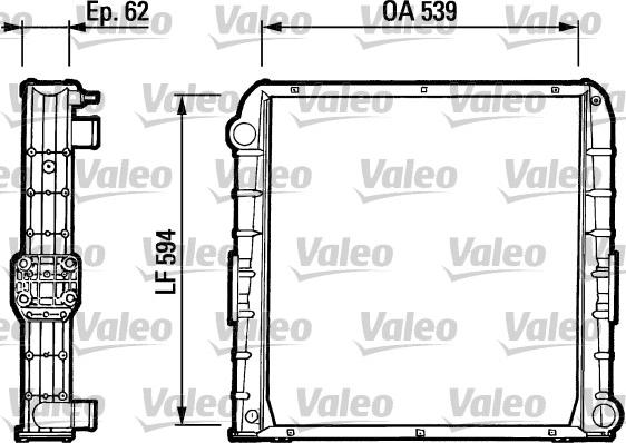 Valeo 730385 - Radiators, Motora dzesēšanas sistēma ps1.lv