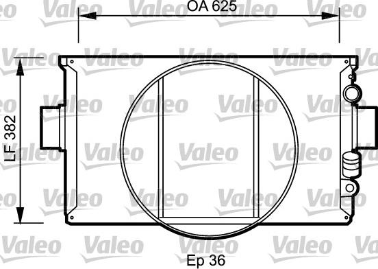 Valeo 730334 - Radiators, Motora dzesēšanas sistēma ps1.lv