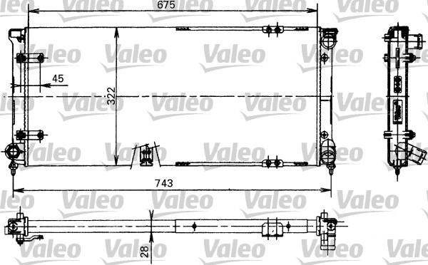 Valeo 730370 - Radiators, Motora dzesēšanas sistēma ps1.lv