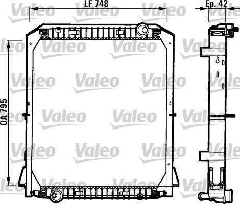 Valeo 730258 - Radiators, Motora dzesēšanas sistēma ps1.lv