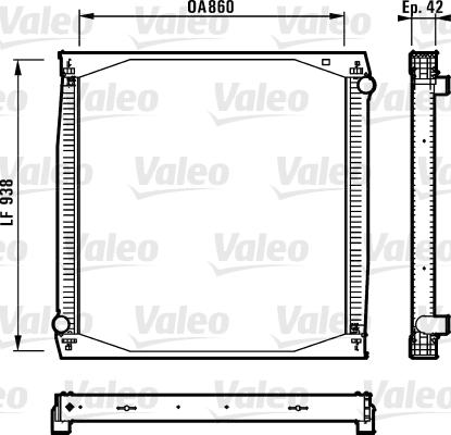 Valeo 730260 - Radiators, Motora dzesēšanas sistēma ps1.lv