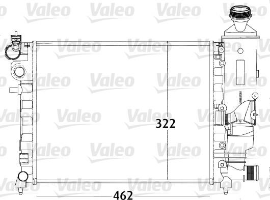 Valeo 731498 - Radiators, Motora dzesēšanas sistēma ps1.lv
