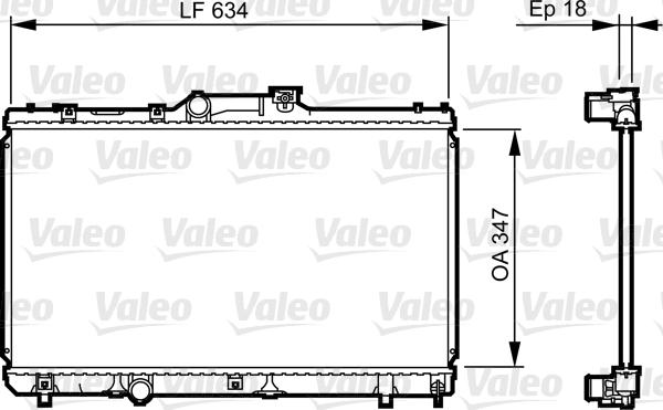 Valeo 731441 - Radiators, Motora dzesēšanas sistēma ps1.lv