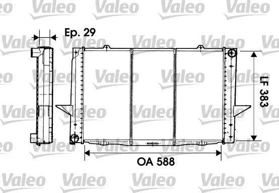 Valeo 731477 - Radiators, Motora dzesēšanas sistēma ps1.lv