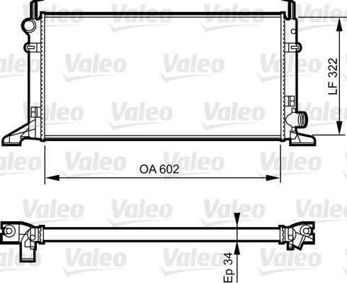 Valeo 731594 - Radiators, Motora dzesēšanas sistēma ps1.lv