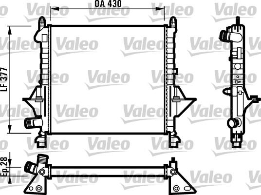 Valeo 731552 - Radiators, Motora dzesēšanas sistēma ps1.lv