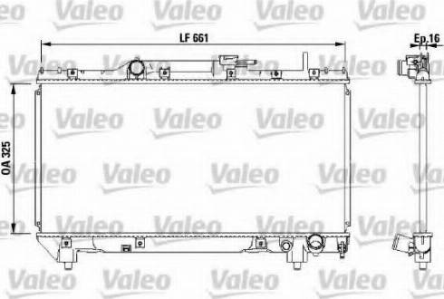 Valeo 731566 - Radiators, Motora dzesēšanas sistēma ps1.lv