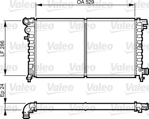 Valeo 731530 - Radiators, Motora dzesēšanas sistēma ps1.lv