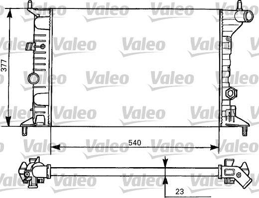 Valeo 731525 - Radiators, Motora dzesēšanas sistēma ps1.lv