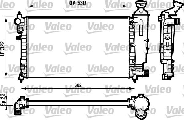 Valeo 731526 - Radiators, Motora dzesēšanas sistēma ps1.lv