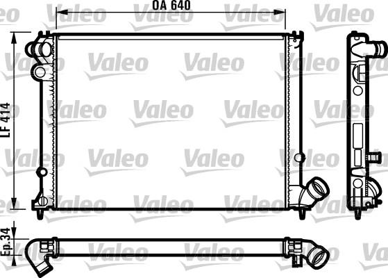 Valeo 731575 - Radiators, Motora dzesēšanas sistēma ps1.lv