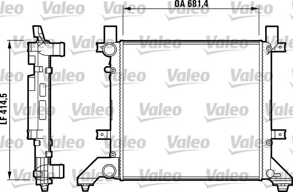 Valeo 731605 - Radiators, Motora dzesēšanas sistēma ps1.lv