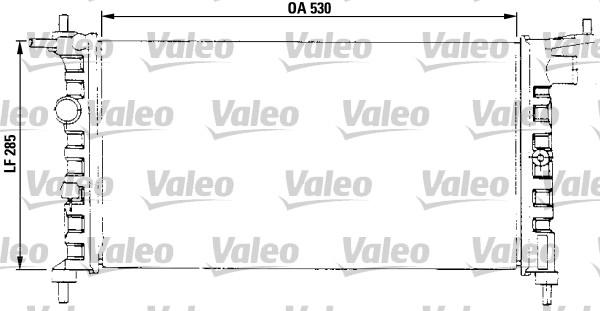 Valeo 731013 - Radiators, Motora dzesēšanas sistēma ps1.lv