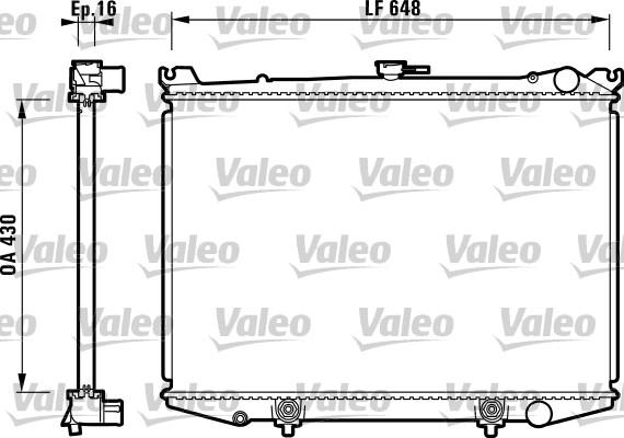 Valeo 731085 - Radiators, Motora dzesēšanas sistēma ps1.lv