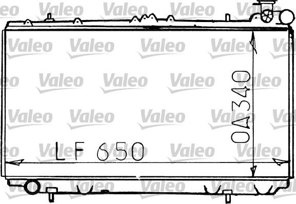 Valeo 731193 - Radiators, Motora dzesēšanas sistēma ps1.lv