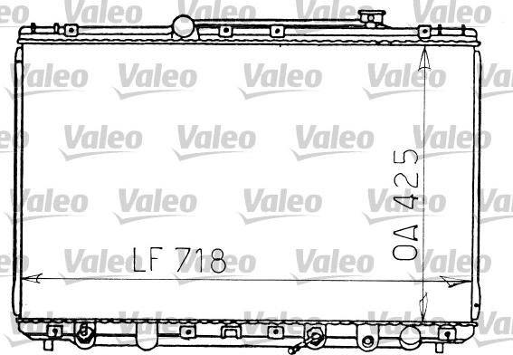 Valeo 731197 - Radiators, Motora dzesēšanas sistēma ps1.lv