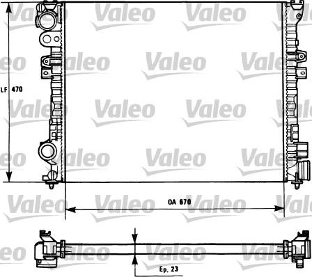 Valeo 731166 - Radiators, Motora dzesēšanas sistēma ps1.lv