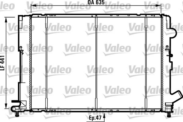 Valeo 731161 - Radiators, Motora dzesēšanas sistēma ps1.lv