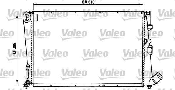 Valeo 731103 - Radiators, Motora dzesēšanas sistēma ps1.lv