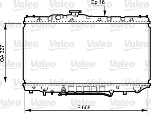 Valeo 731110 - Radiators, Motora dzesēšanas sistēma ps1.lv