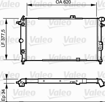 Valeo 731175 - Radiators, Motora dzesēšanas sistēma ps1.lv