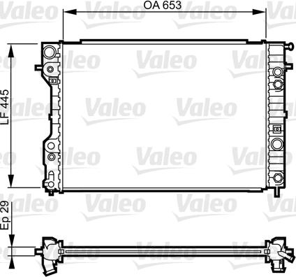 Valeo 731841 - Radiators, Motora dzesēšanas sistēma ps1.lv