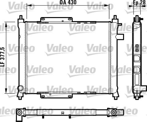 Valeo 731815 - Radiators, Motora dzesēšanas sistēma ps1.lv